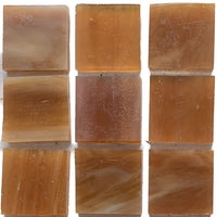 Glasmosaik Tiffany-Glas 20mm Buttertoffee