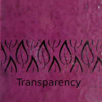 Plaque de Verre Prune Martelée