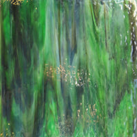 Placa de Vidrio Verde Siempre Ondulado