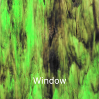 Placa de Vidrio Verde Siempre Ondulado