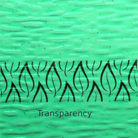 Placa de Vidrio Pistacho Ondas Suaves