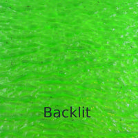 Plaque de Verre Clair Vert Acide Ondulé