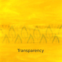 Plaque de Verre Jaune Primevère