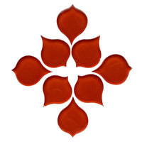 Ojo de Pavo Real Carmín