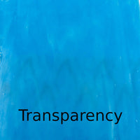 Plaque de Verre Turquoise Clair Opal