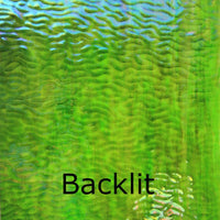 Plaque de Verre Camouflage Ondulé Iridescent