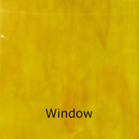 Plaque de Verre Jaune Intense