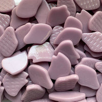 Verre Mosaique - glass mosaic -Glasmosaik-glasmozaïek-Bloemblaadjes Glas Lila - mosaicshop