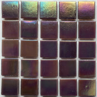 Verre Mosaique - glass mosaic -Glasmosaik-glasmozaïek-Glasmozaiek Iriserend 20mm Amethist - mosaicshop