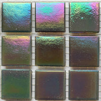 Verre Mosaique - glass mosaic -Glasmosaik-glasmozaïek-Glasmozaiek Iriserend 20mm Mistkristal - mosaicshop