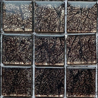 Verre Mosaique - glass mosaic -Glasmosaik-glasmozaïek-Glasmozaiek Spiegel 20mm Zwart - mosaicshop