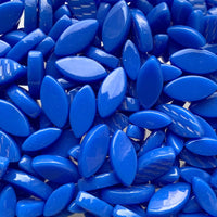 Verre Mosaique - glass mosaic -Glasmosaik-glasmozaïek-Ottoman Bloemblaadjes Koningsblauw - mosaicshop