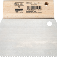 Connex – Llana dentada para adhesivo – 180 mm – B2 2,9 × 2,7 mm