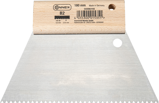 Connex – Tandspartel – 180 mm – B2 2,9 × 2,7 mm