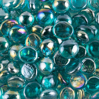 Billes de Verre 16-20mm  Diamant Cyan