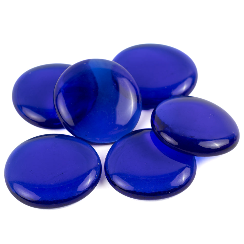 Gotas de Vidro XL 30-36mm Cristal Azul