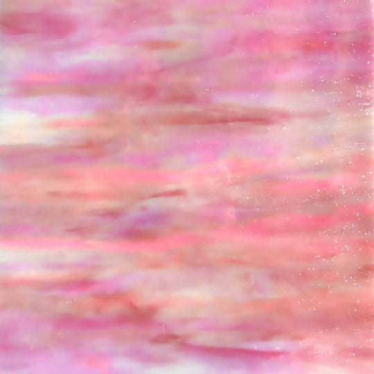 Placa de Vidrio Rosa Iridiscente