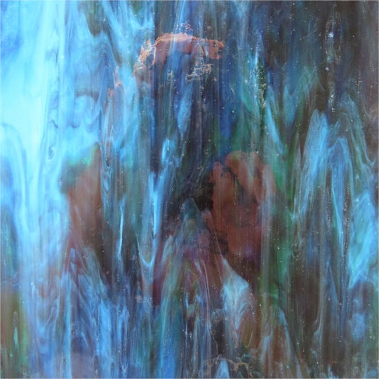 Placa de Vidrio Índigo Brumoso