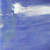 Plaque de Verre Bleu Marbré Perle