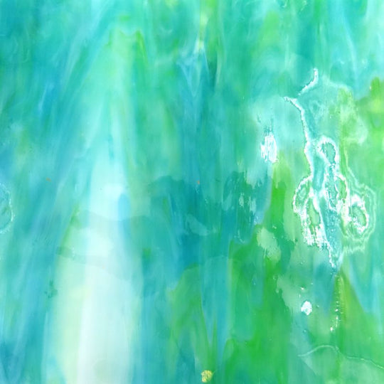 Placa de Vidrio Verde Marino Jaspeado