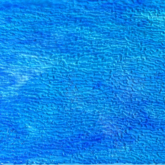 Placa de Vidrio Turquesa Ola Ondulada