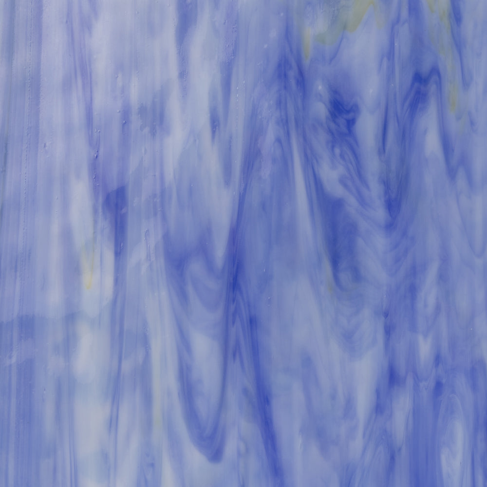 Glasplatte Himmelblau Bernstein Marmoriert