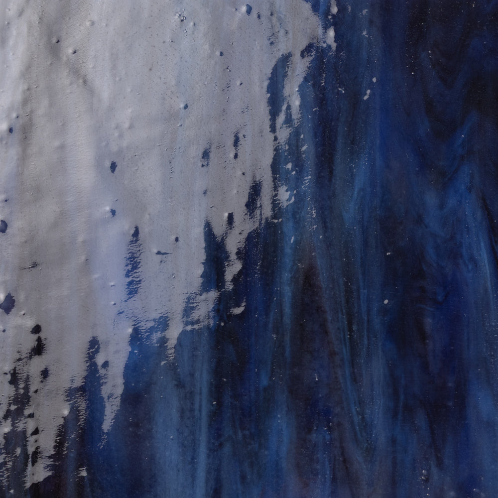 Lastra di vetro profondo blu spazio