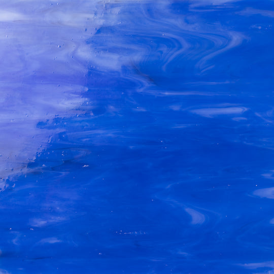 Glasplaat Diepblauw Water Mistig
