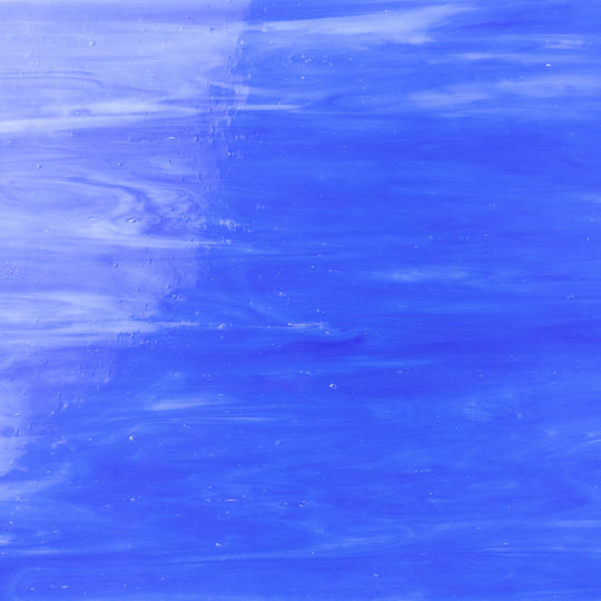Glasplaat Halfblauw Gestreept