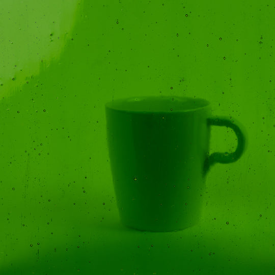 Glasplade Mørk Kiwi
