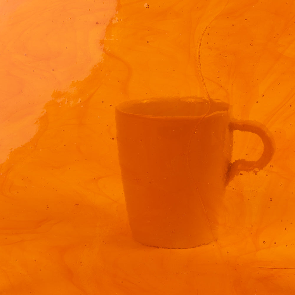Glasplade Neon Orange