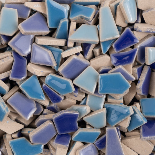Puzzle in ceramica Flip Mix blu