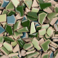 Puzzles cerâmicos Flip Mistura de verdes
