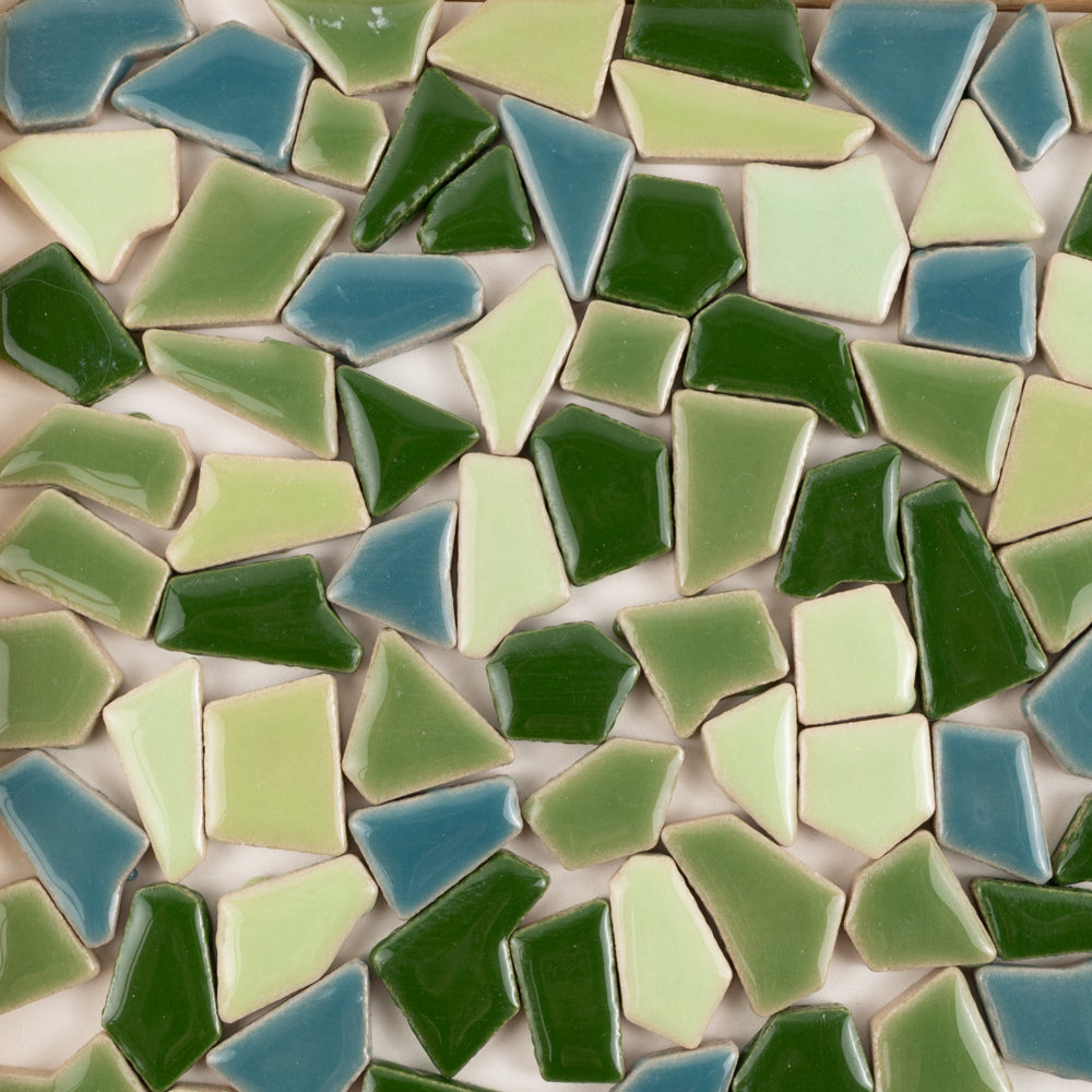 Puzzles cerâmicos Flip Mistura de verdes