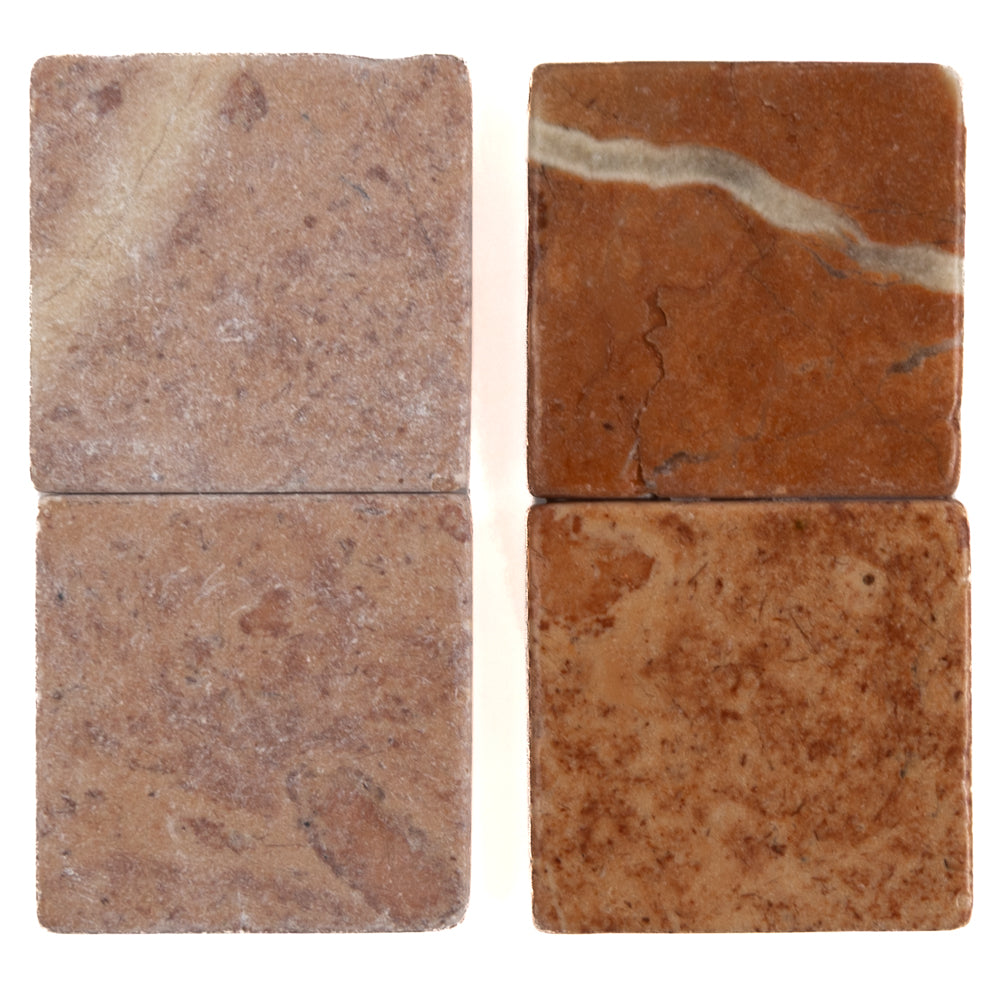 Marble 20x20mm  Rosso Verona