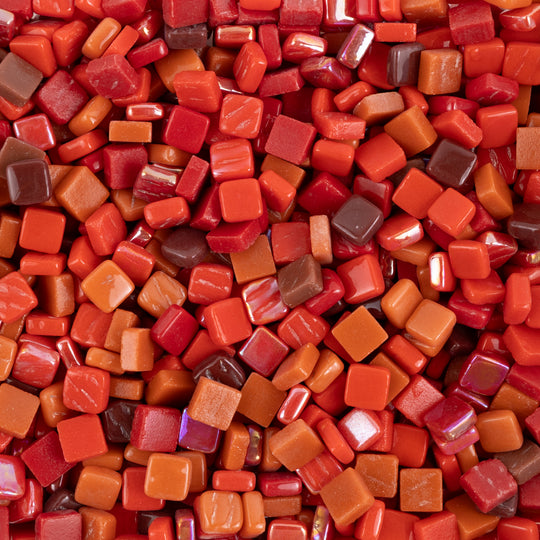 Ottoman 8mm Mix Rosso