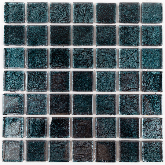 Glasmozaiek Spiegel 20mm Blauw Grafiet