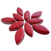Ceramic Petals 25mm Red