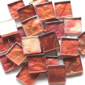 Crystal Golvend Iriserend 20mm Karmozijnrood