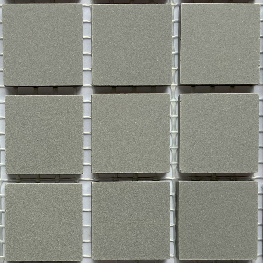 Winckelmans Ardoise – pastilhas de mosaico mates de 20x20 mm sobre rede
