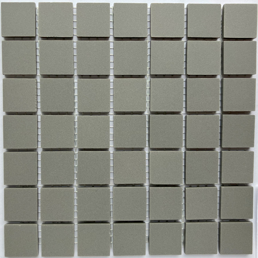 Winckelmans Ardoise – pastilhas de mosaico mates de 20x20 mm sobre rede