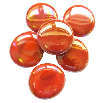 Gemas de Vidrio XL 30-36mm Naranja Ópalo