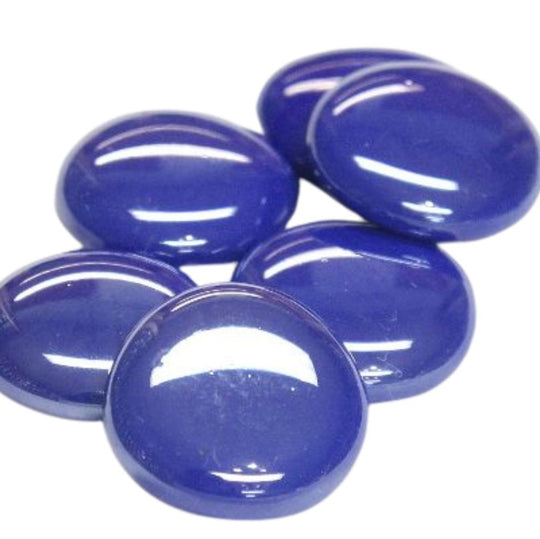 Glasdruppels XL 30-36mm Opaalblauw