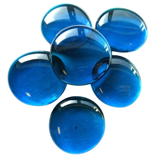 Glasdruppels XL 30-36mm Kristalturkoois