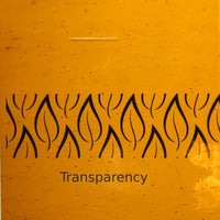 Plaque de Verre Ambre 