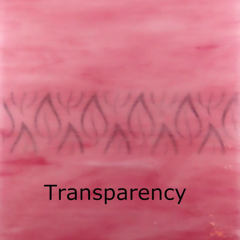 Glasplaat  Rozenkwarts