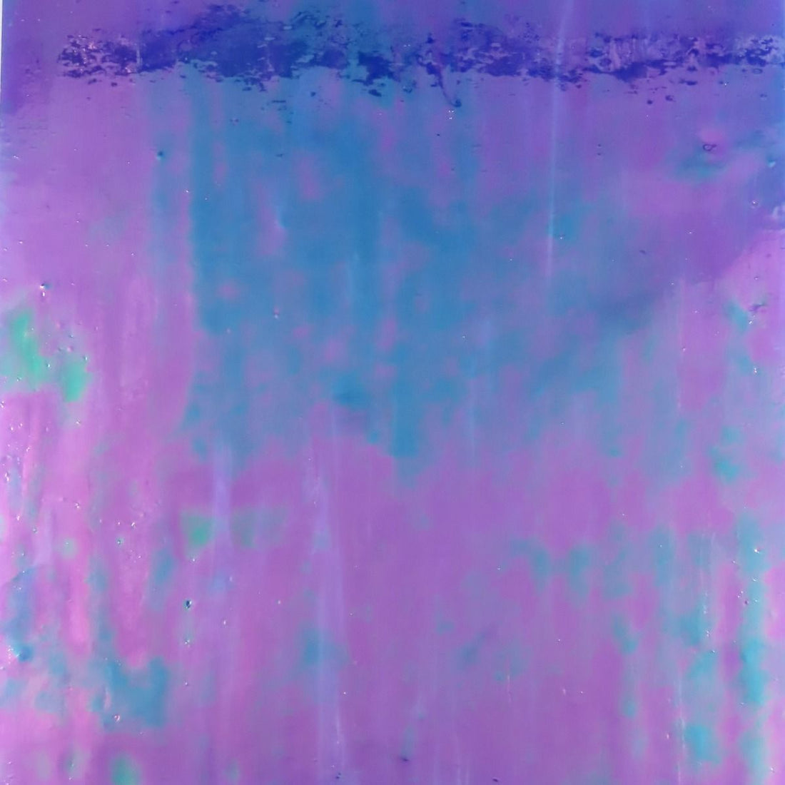 Glasplaat Kobalt Iriserend