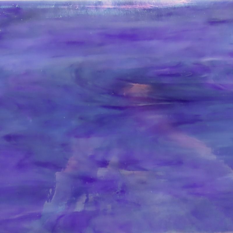 Skleněný talíř Ametystově modrý Iridescentní