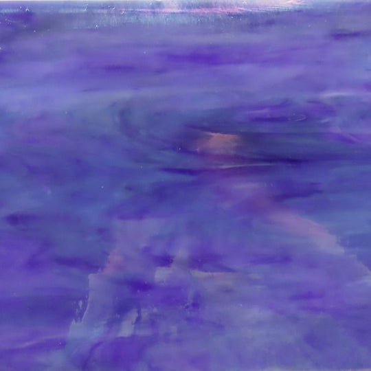 Skleněný talíř Ametystově modrý Iridescentní