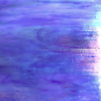Skleněný talíř Ametystově modrý Iridescentní